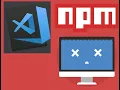 Visual Studio Code Console - npm run script error missing script