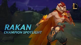 Rakan Champion Spotlight Gameplay - League of Legends