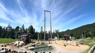 grouse mountain lumberjack show part 2