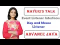 Event Handling Interface KeyListener and MouseListener Interface Mayuri s Talk Mayuri Mali