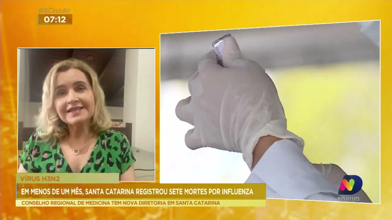 SC no ar recebe a infectologista Regina Valim para falar dos casos de Influenza e Covid-19 em SC