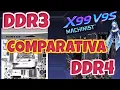 DDR3 Vs DDR4 en X99 Quad Channel JGINYUE D3 GAMING Vs Machinist V9S