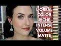 New ish L Oreal Color Riche Intense Volume Lipstick Swatches of ALL 12 Shades Review