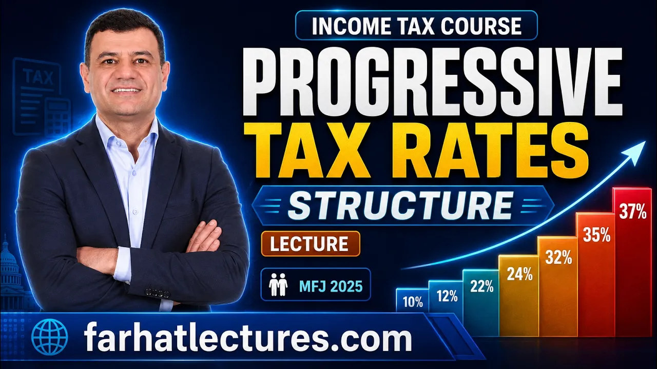 Progressive Tax Rate Structure | Income Tax Course