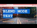 How to add image in background fixed image and mix blend mode tutorial Faran s Creation