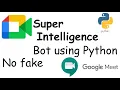 SUPER Intelligent bot for google meet classes by Loading Programmer