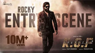 rocky bhai mass entry scene kgf 2 yash prashanth neel vijay kiragandur hombale films