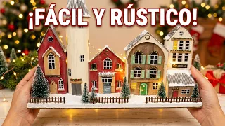 POBLADO navideño de MADERA