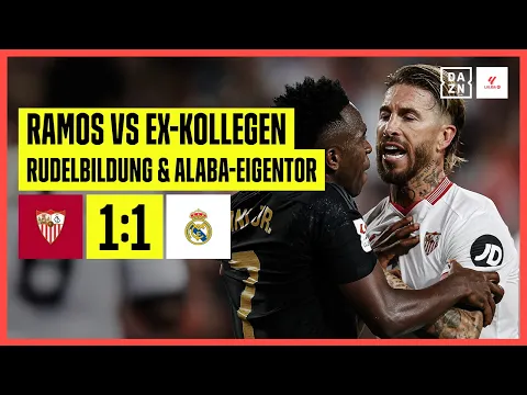 Download MP3 Rudelbildung, Ramos-Rettung & Alaba-Eigentor! FC Sevilla - Real Madrid 1:1 | LaLiga | DAZN