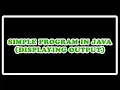 SIMPLE PROGRAM IN JAVA DISPLAYING OUTPUT -TAGALOG