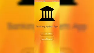 Basic Banking System using Android Studio JAVA 02
