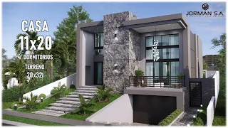 House Design Modern House Design 11x20m 2 Storey with basement 4 Bedrooms