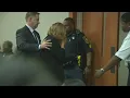 Wife of Robert Olsen reacts removed from courtroom as verdict is read