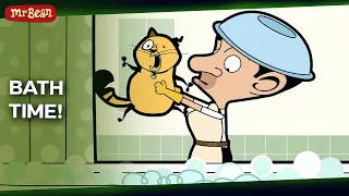 Mr. Bean Tries to Get Scrapper Clean! | Mr Bean Adventures