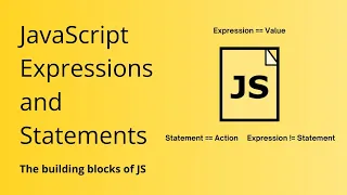 JavaScript Expressions and Statements