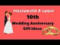 Personalized unique10th Wedding Anniversary Gift Ideas
