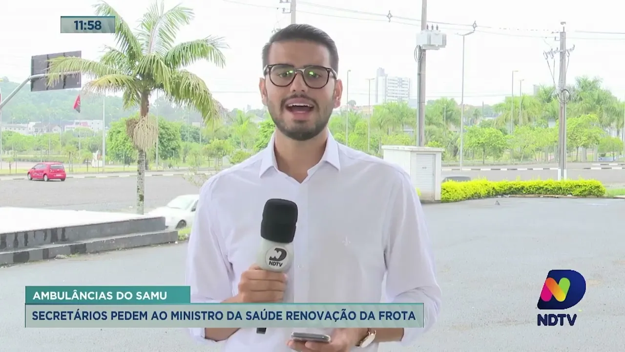 Secretário da AMREC pedem renovação de frota do Samu ao ministro da Saúde