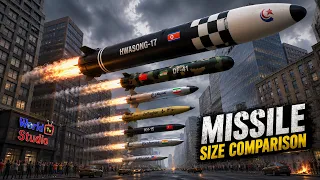 Missile Size Comparison 2026 | World’s Biggest Missiles Compared
