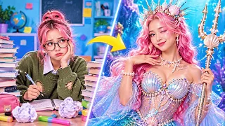 The Secret Life of a Mermaid in High School! 👑✨ From Outcast to Ocean Queen by 123 GO! GOLD