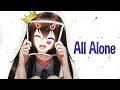 Download Lagu Nightcore - ALL ALONE (Lyrics)