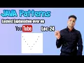 V shaped pattern in java in hindi V shaped pattern programs in java