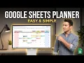 How to Make a Simple Calendar Planner in Google Sheets Updated 2026 Step-by-Step Beginner Guide