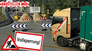 ets2 vollsperrung in trofors baustellen mod v2 2 3107 euro truck simulator 2