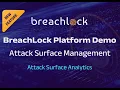 BreachLock Platform Attack Surface Management ASM - Attack Surface Analytics