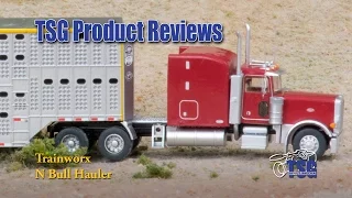 N Scale Peterbilt Bull Hauler Tractor Trailer Semi Truck Trainworx Product Review