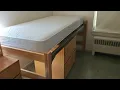UMass Amherst Leach Hall Freshman Dorm Room Example Northeast Area