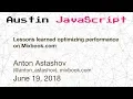 Austin JavaScript Lessons learned optimizing performance on Mixbook com
