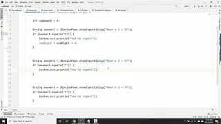 Using a counter variable