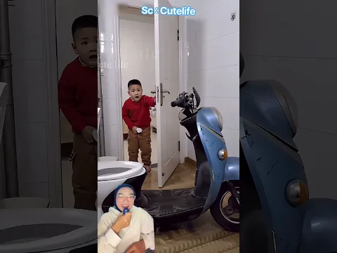 Hah ko bisa ada toilet bentuk motor😱😍⁉️