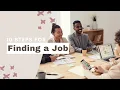 6 01 10 Steps for Finding a Job