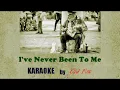I've never been to me KARAOKE (male version_lyrics by Temptations)