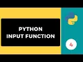 Python Input Function Python Programming Series