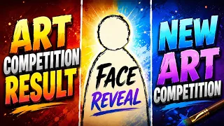 ART COMPETITION RESULT + FACE REVEAL + NEW ART COMPETITION 