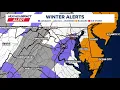 Weather Impact Alert Winter Storm WUSA9 Sunday at 10 p m