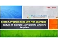 C Programming - Lecture 24