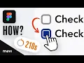 Create an Interactive Checkbox Component in 210 Seconds Figma Tutorial