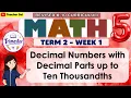 Math 5 Term 2 Week 1 - Decimal Numbers with Decimal Parts up to Ten Thousandths