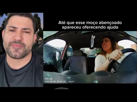 DESESPERO: Influenciadora tem vidro do carro estourado e celular roubado no trânsito!