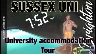 University Accomodation Room Tour - Sussex University