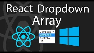 How to Create a React Dropdown using Array Part 2