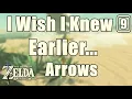 I Wish I Knew Earlier Zelda Breath of The Wild Where to get Arrows