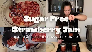 canning sugar free strawberry jam in the jam u0026 jelly maker 
