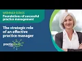 The strategic role of an effective practice manager