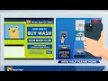 Brown Bear Car Wash Ticket Scanning Instructions