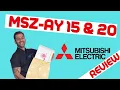 Lagu Mitsubishi Electric MSZ-AY15 \u0026 20 recensie (Baby AY)