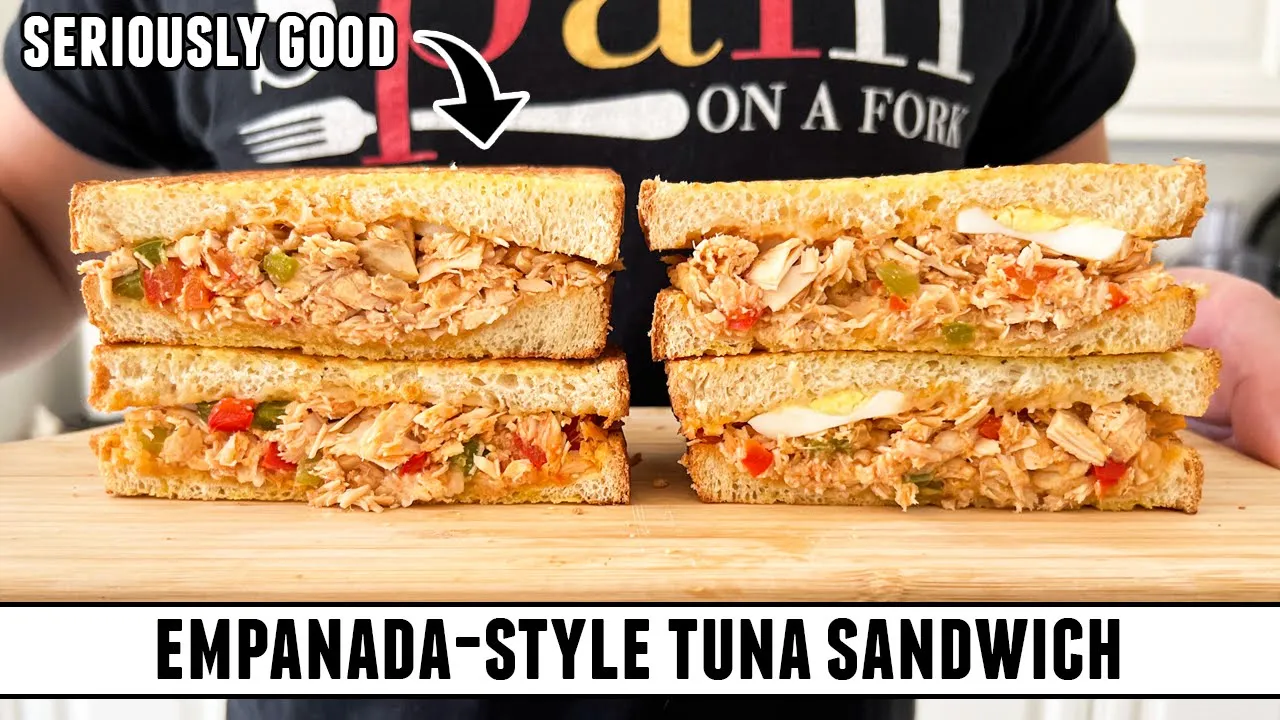 The ULTIMATE Tuna Sandwich   Spanish Empanada-Style Tuna Sandwich